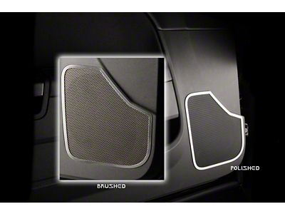 Brushed Door Speaker Trim Rings (08-14 Challenger)