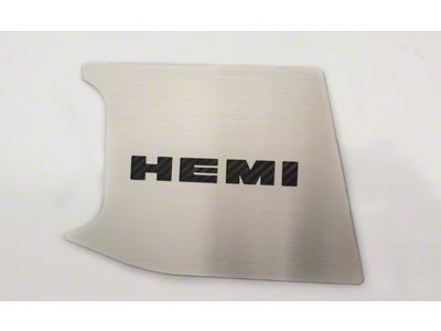 Brushed Factory Anti-Lock Brake Cover Top Plate with HEMI Logo (15-23 Challenger)