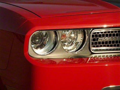 Brushed Headlight Surrounds (08-14 Challenger)