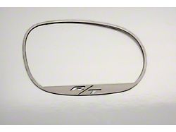 Brushed Side Mirror Trim Rings with R/T Logo (08-14 Challenger)