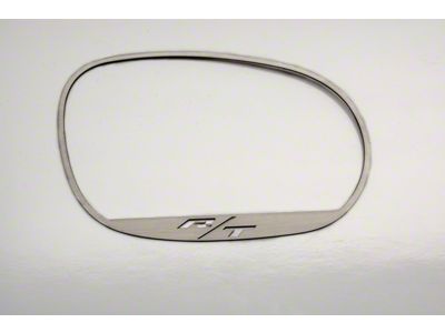 Brushed Side Mirror Trim Rings with R/T Logo (08-14 Challenger)