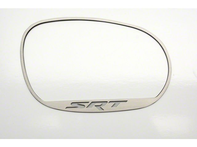 Brushed Side Mirror Trim Rings with SRT Logo (08-14 Challenger)