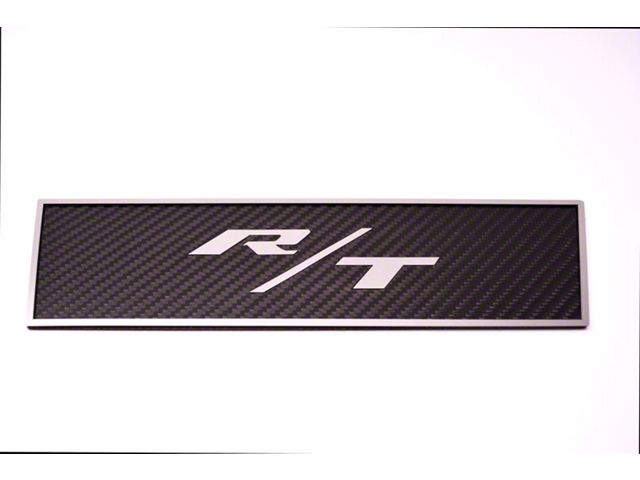 Carbon Fiber Door Badge Plate with R/T Logo (08-14 Challenger)