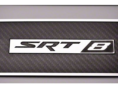 Carbon Fiber Door Badge Plate with SRT8 Logo (08-14 Challenger)
