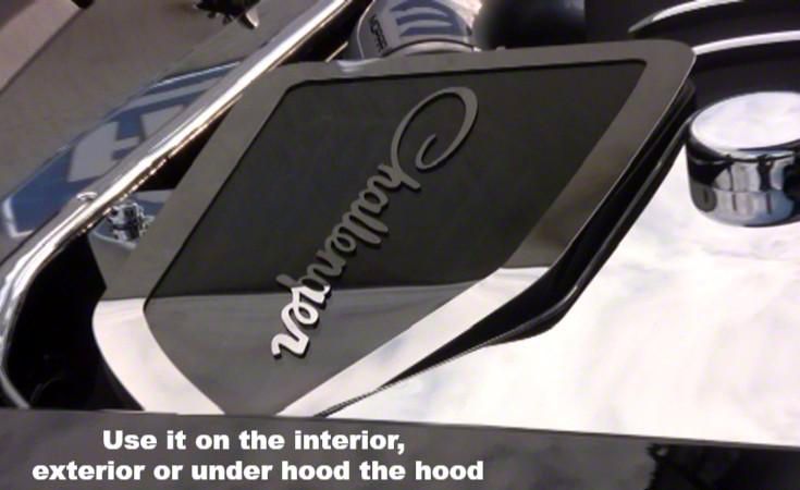 Challenger Challenger Side Fender Emblem Badge; Brushed