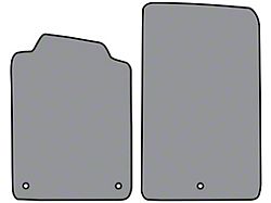 Complete Truvette Die Cut Carpet Floor Mats with Heel Pad; Shale (97-04 Corvette C5)