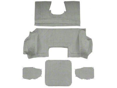 ACC Rear Area Cutpile Molded Carpet with Mass Backing (99-00 Corvette C5 Hardtop)