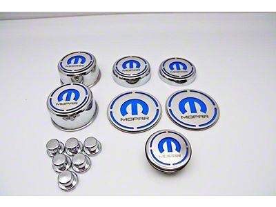 Deluxe Engine Caps with MOPAR Logo (11-23 3.6L Challenger)