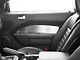 Door Panel Inserts; Brushed Stainless (05-09 Mustang)