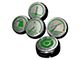 Executive Series Engine Cap Covers; Green Carbon Fiber Inlay (05-09 Mustang GT, V6)