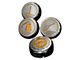 Executive Series Engine Cap Covers; Orange Fury Inlay (10-14 Mustang GT, V6)