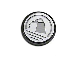 Executive Series Engine Cap Covers; White Carbon Fiber Inlay (05-09 Mustang GT, V6)