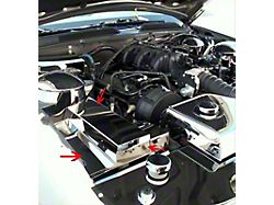 Fuse Box Cover; Polished (05-09 Mustang GT, V6)