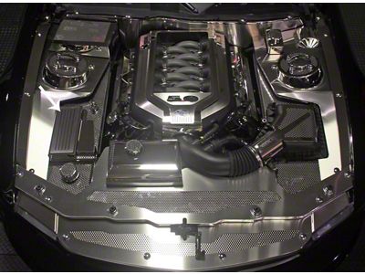 Fuse Box Cover; Polished and Brushed (11-14 Mustang GT)
