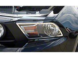 Headlight Trim; Polished (10-12 Mustang)