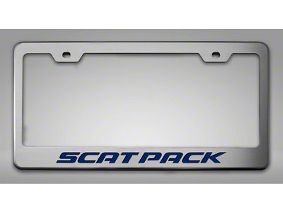 Illuminated License Plate Frame with Scat Pack Logo