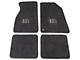 ACC Carpet Front and Rear Floor Mats with Mach 1 Logo; Graphite (99-04 Mustang)
