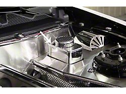 Master Cylinder Cover with Chrome Cap; Polished (10-14 Mustang GT)