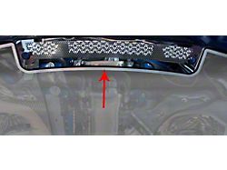 Perforated Upper Hood Vent Grille; Polished (10-14 Mustang GT500)