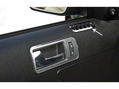 Polished Door Defroster Vent Louvers (10-14 Mustang)