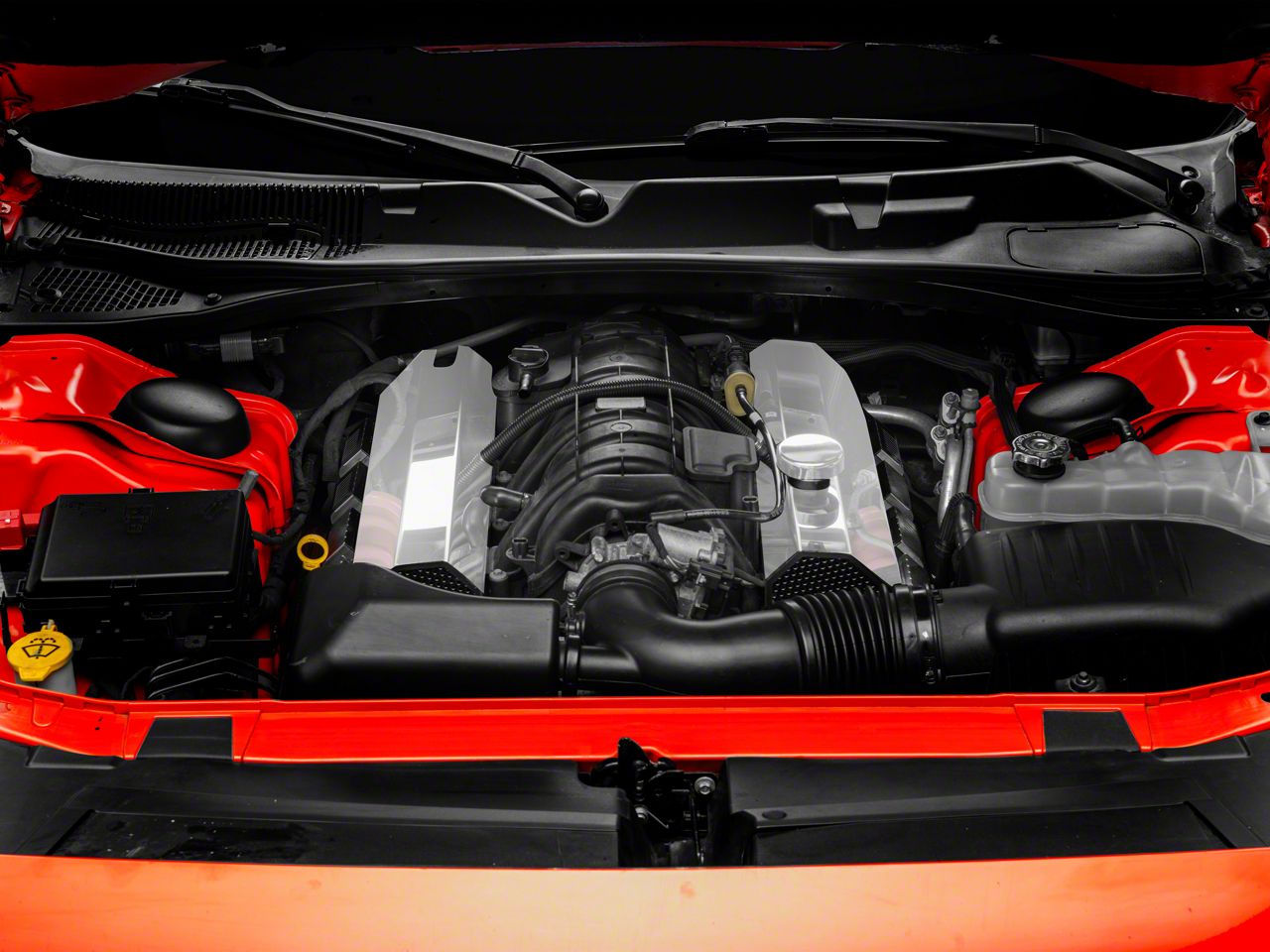 Polished Fuel Rail and Brushed Coil Pack Covers (09-23 5.7L HEMI 