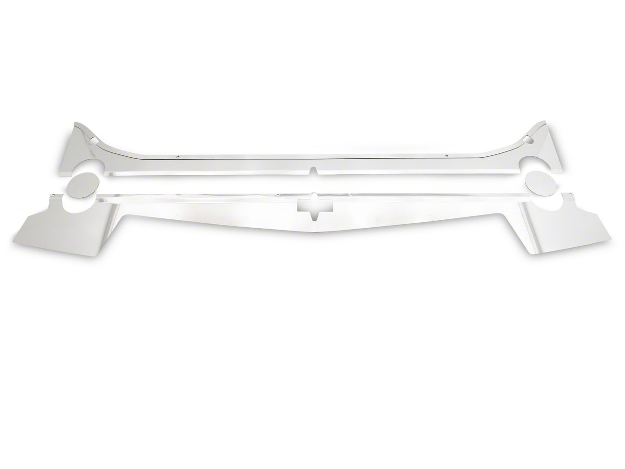 Challenger Polished Header Plate (08-23 Challenger) - Free Shipping