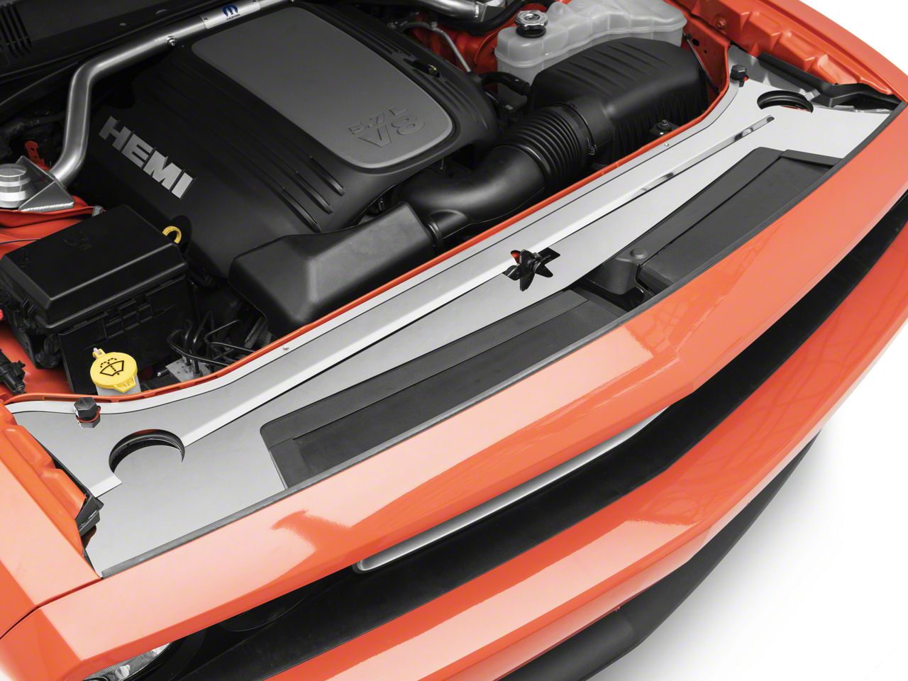 Challenger Polished Header Plate (08-23 Challenger) - Free Shipping