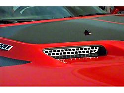 Polished Overlay Style Hood Scoop Grilles (08-14 Challenger)