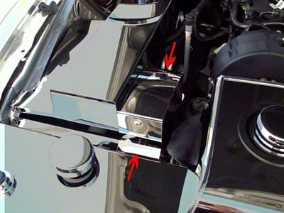 Stainless BCM Cover; Polished (05-09 Mustang GT)