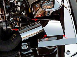 Factory Air Box Cover; Polished (05-09 Mustang GT, V6)