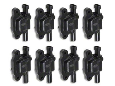 Accel SuperCoil Ignition Coils; Black; 8-Pack (10-13 6.2L Camaro)