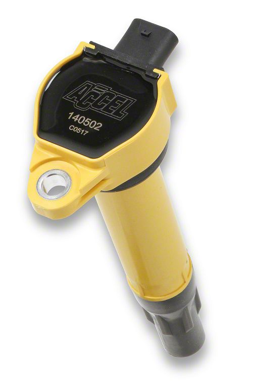 Accel Challenger SuperCoil Ignition Coils; Yellow; 6-Pack