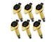 Accel SuperCoil Ignition Coils; Yellow; 6-Pack (09-10 3.5L Challenger)