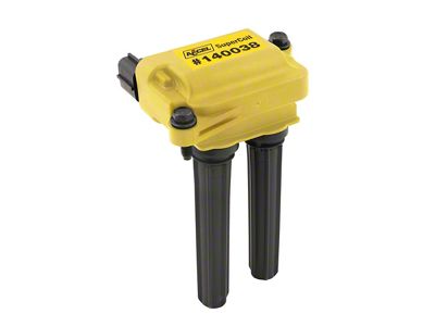 Accel SuperCoil Ignition Coil; Yellow (06-23 V8 HEMI Charger)