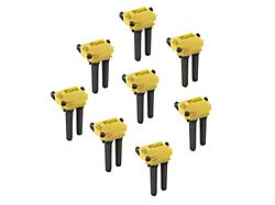 Accel SuperCoil Ignition Coils; Yellow; 8-Pack (06-23 V8 HEMI Charger)