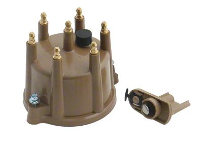 Accel Distributor Cap and Rotor Kit; HEI Style; Tan (1986 3.8L Mustang)