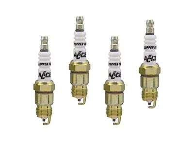 Accel HP Copper Spark Plugs; 4-Pack (97-03 Mustang GT; 94-03 Mustang Cobra)