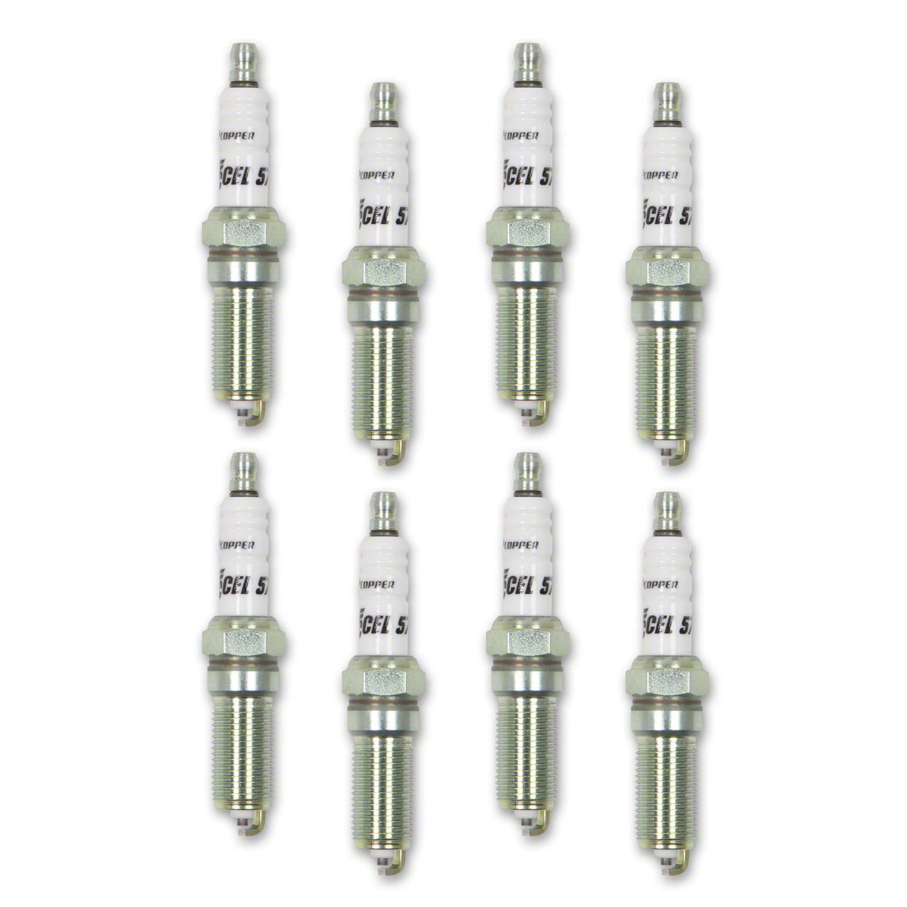Accel Mustang HP Spark Plugs; Copper 8162 (1117 Mustang GT; 1213