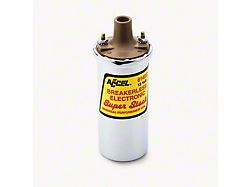 Accel Ignition Coil; Breakerless Electronic Coil; Chrome (79-80 Mustang)