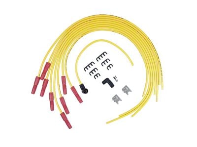 Accel Spark Plug Wire Set; 8.8mm; Yellow (79-95 V8 Mustang)