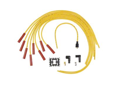 Accel Spark Plug Wire Set; 8mm; Yellow (79-95 V8 Mustang)