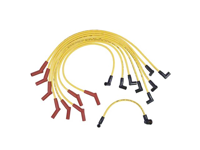 Accel Spark Plug Wire Set; 8mm; Yellow (1979 5.0L Mustang)