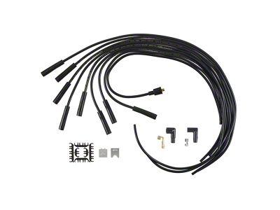 Accel Spark Plug Wire Set; Black (79-95 V8 Mustang)