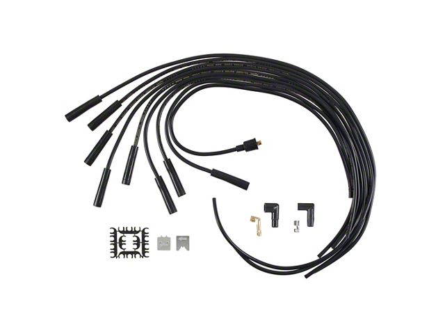 Accel Spark Plug Wire Set; Black (79-95 V8 Mustang)