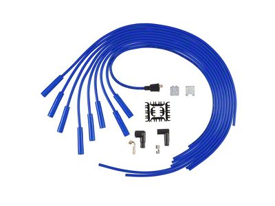 Accel Spark Plug Wire Set; Blue (79-95 V8 Mustang)