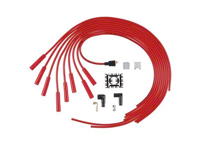 Accel Spark Plug Wire Set; Red (79-95 V8 Mustang)