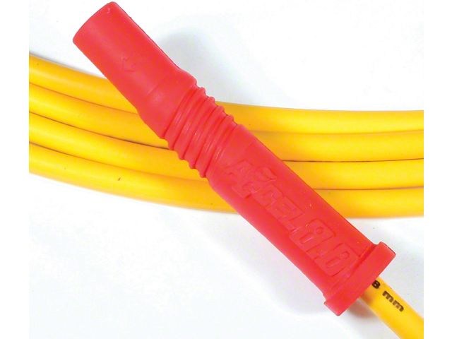 Accel Spark Plug Wire Set; Yellow (79-95 V8 Mustang)