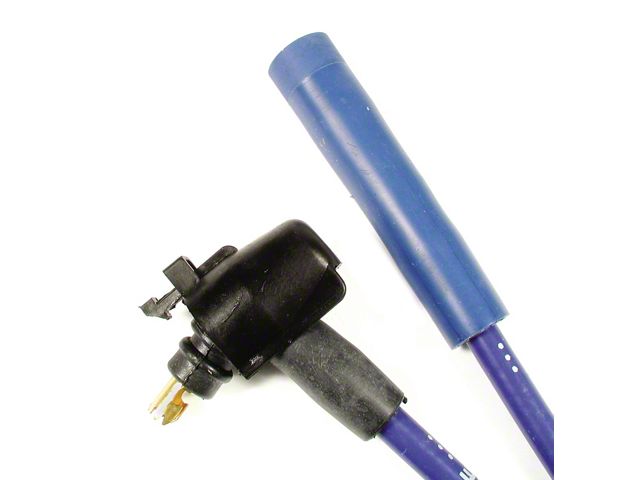 Accel Super Stock Spark Plug Wire Set; Blue (91-93 2.3L Mustang)