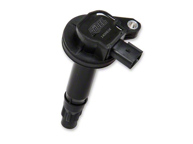 Accel SuperCoil Ignition Coil; Black (11-16 Mustang V6)