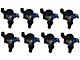 Accel SuperCoil Ignition Coils; Blue; 8-Pack (05-08 Mustang GT)